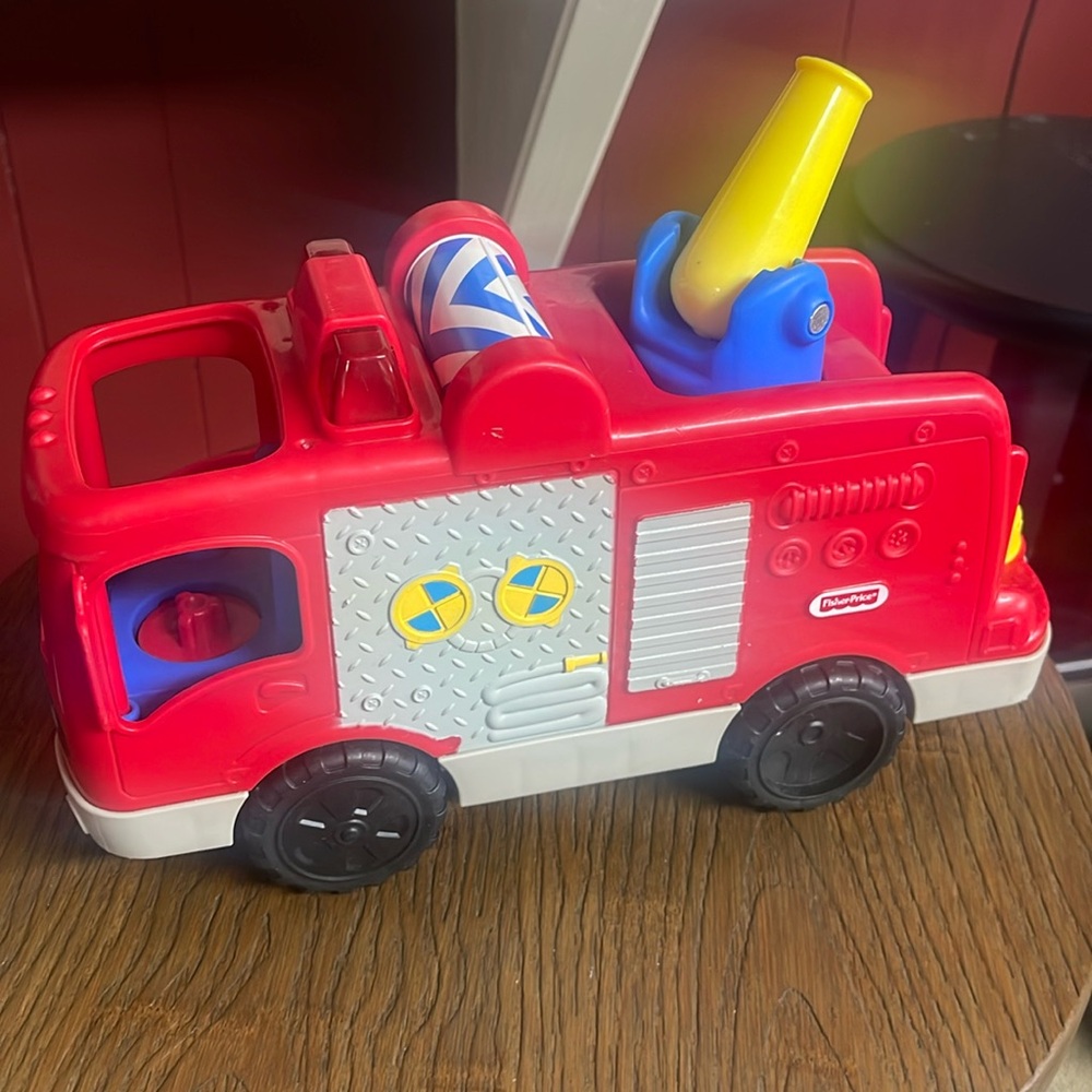 Fisher Price Little People fire truck. Truck only